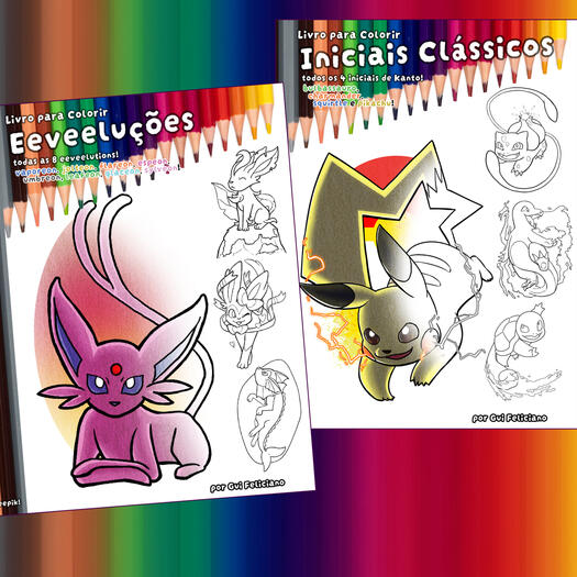 Livro de Colorir Pokémon 2023